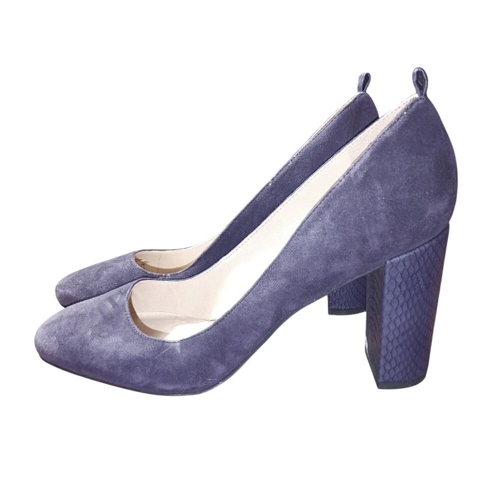 Franco Sarto Purple Suede Ingall Pumps size 9